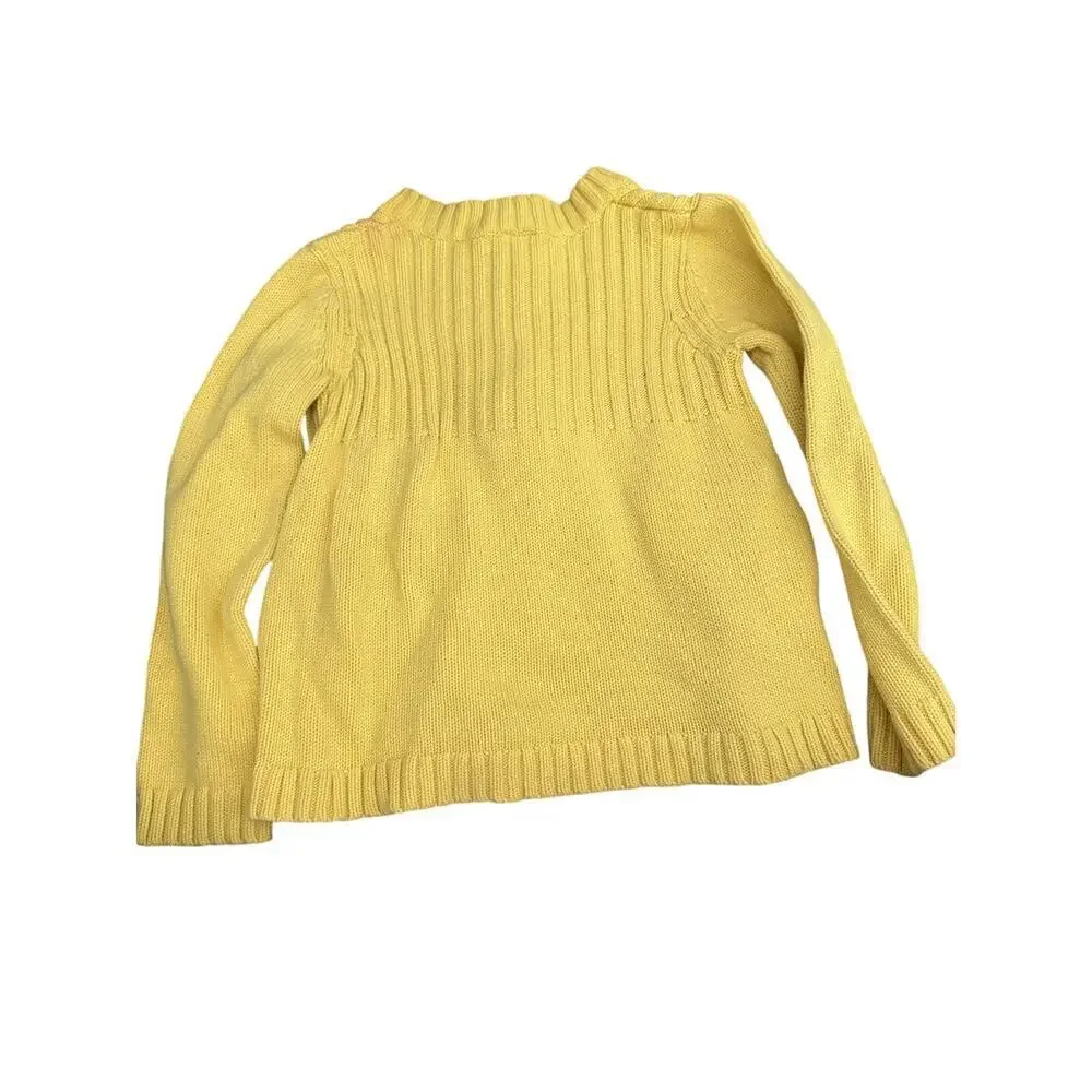 Gymboree Girls 2012 Yellow showers of flowers Cardigan Sweater Size small